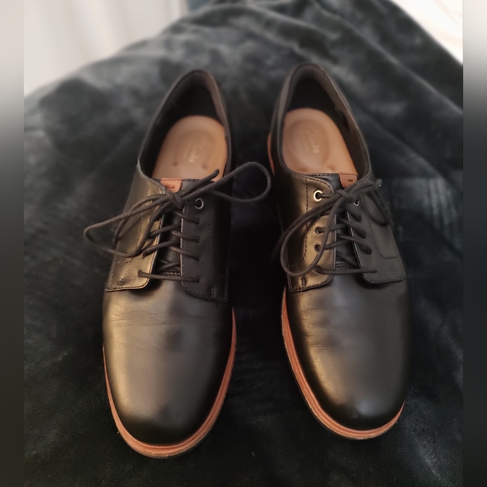 Clark’s Teadale Rhea platform oxfords - Black Leather